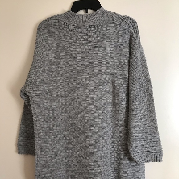 Missguided Petite Ribbed High Neck Jumper Dress - Picture 2 of 5